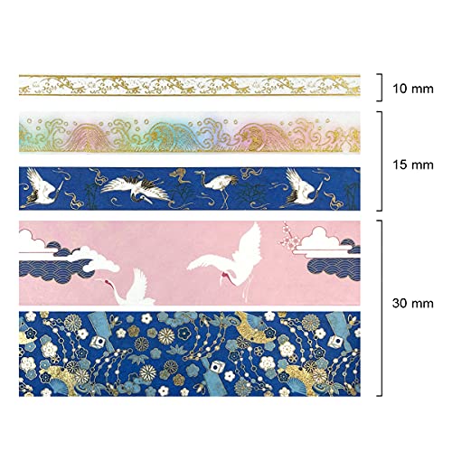 Papier washi doré repositionnable pour corriger et décorer vos carnets sans trace