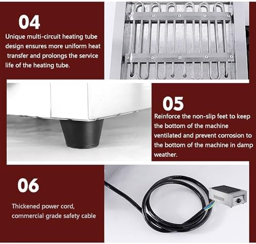 Commercial Mini Dutch Pancake Maker - Non-Stick Dorayaki & Poffertjes Grill, Stainless Steel Breakfast & Snack Maker, Easy to Use, Perfect for Family Fun & Delicious Desserts