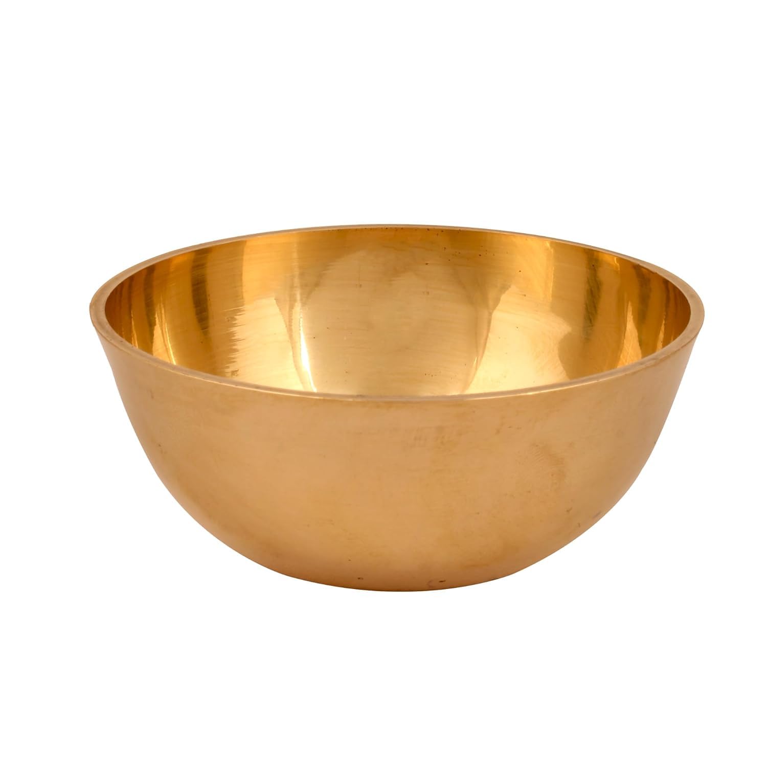 K.U.H.A. Brass pital Solid Serving Solid Bowl/katori/wati/vaati/taplya/pyala Serveware & Dinnerware Bowl (100ML/NO-1)