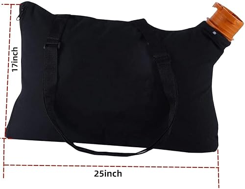 Miniatura 2 de 50026858 Trivac Leaf Collection Bag WGBAG500, compatible con aspiradora Worx de 12 amperios, modelo de repuesto WG500, WG501, WG502, WG508