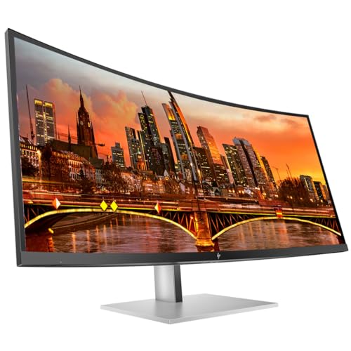 Image of HP Series 7 Pro Curved 38-inch 738pu 2K+ WQHD+ (3840 x 1600) 60Hz 5ms LCD IPS Monitor, 2-Pack Bundle, Daisy Chain, HDMI, DisplayPort, USB Hub, Thunderbolt 4 USB-C w /100W PD