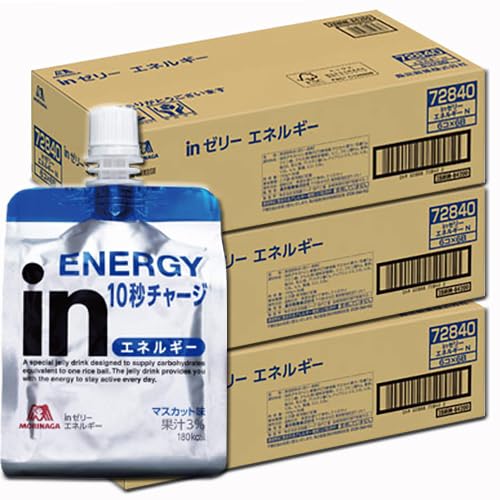 Amazon.co.jp: 【3ケース108個】inゼリー エネルギー マスカット味