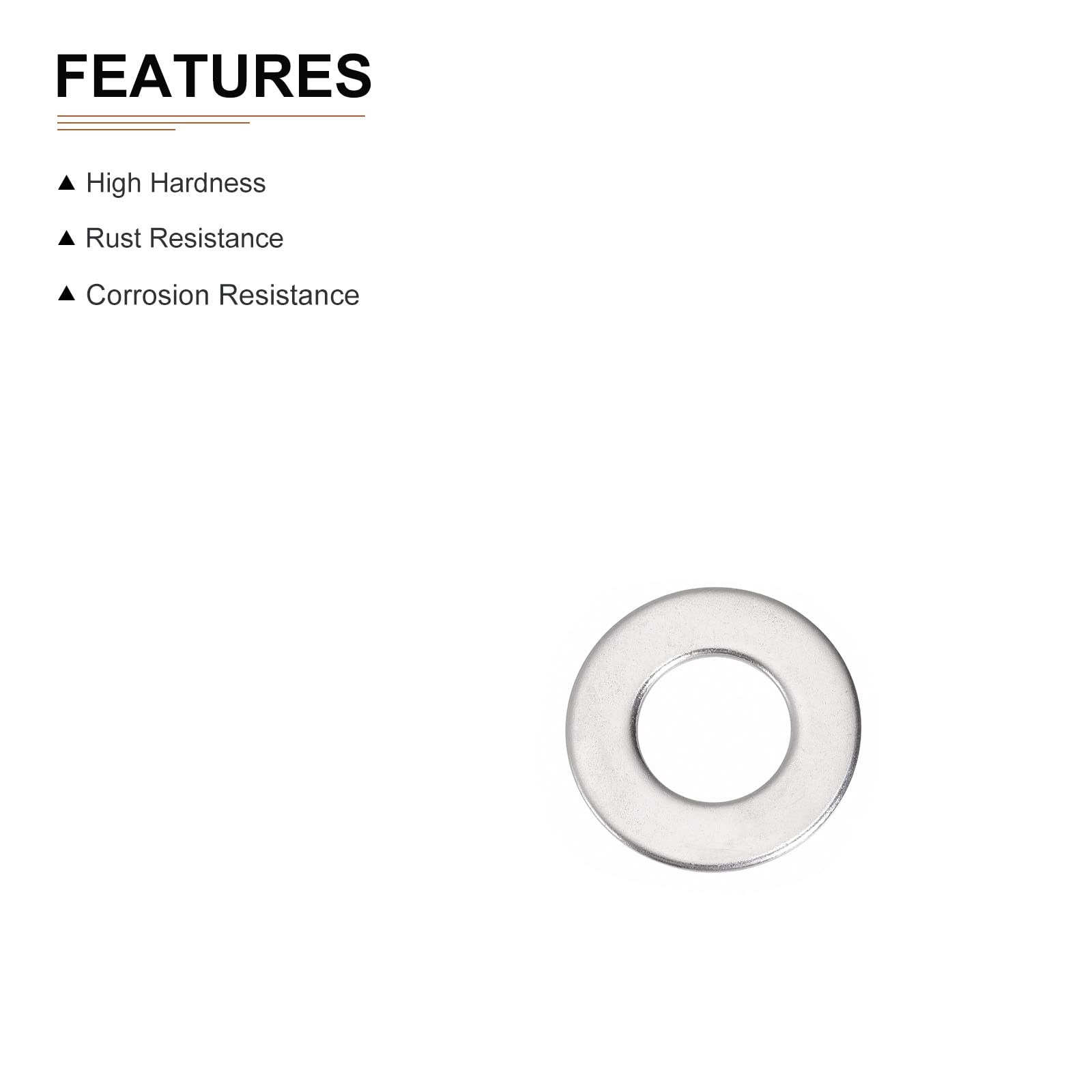 DTGN 33mmx2mm(ODxT) 316 Stainless Steel Flat Washers, 15Pack, Good for 5/8" Industrial Machinery Screw Bolt - Image 3