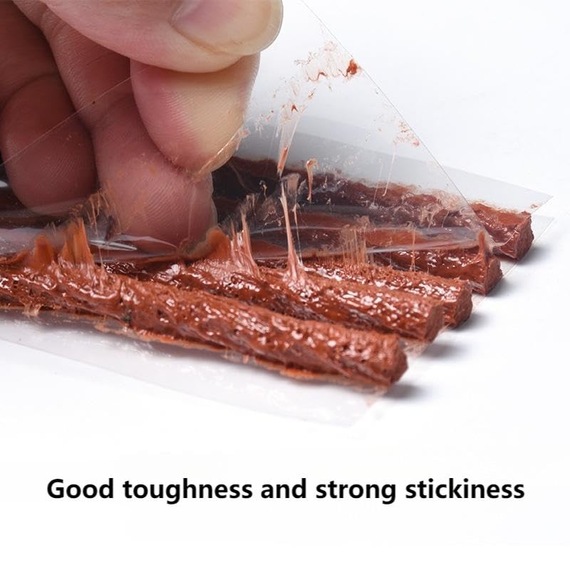 Image of Tire Repair Strings, Automotive Tool Tire Repair Plugs for Tubeless Off-Road Tires Car, Bike, ATV, UTV, Wheelbarrow, Mower 30PCS