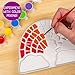 Creative Roots Paint Your Own Rainbow Stepping Stone Craft Kits for Kids, Ceramics to Paint, Ages 6+