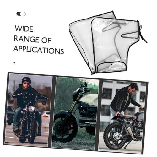 Guantes para manillar de motocicleta para combatir el frío en rutas diarias de scooters y motos 3