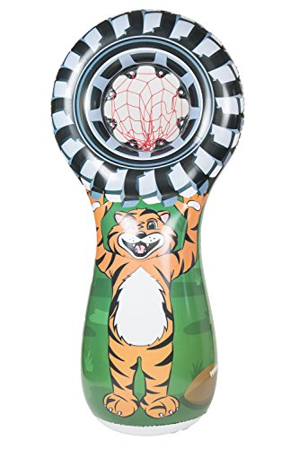 Impirilux Inflatable 5 Foot Tall Double Sided Football Toss Target | 3 Mini Footballs Included | Sports Game For Boys And Gils #TOP1