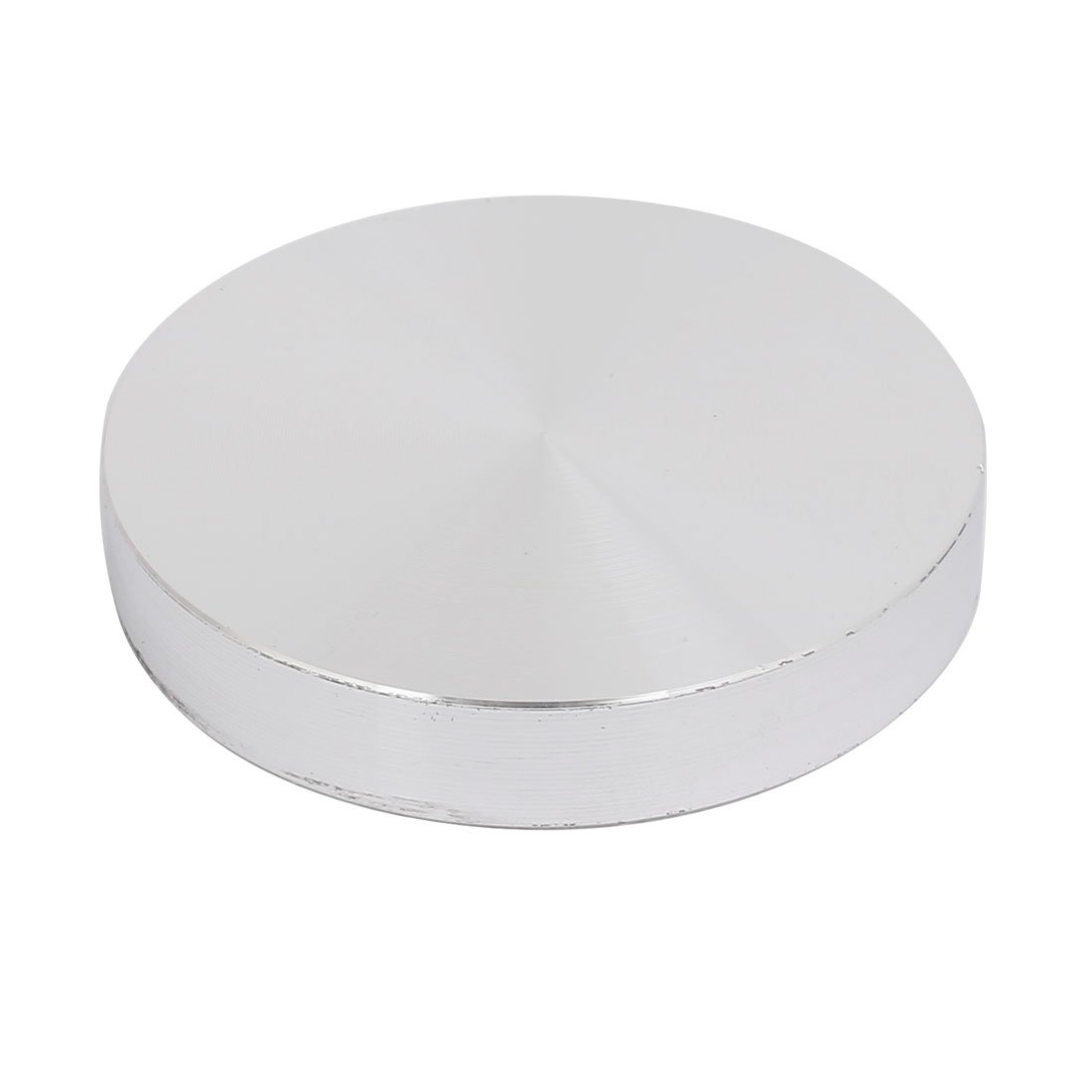 Sourcingmap 55mm Diameter 10mm Thickness M10 Thread Hollow Aluminum Disc Polished Finish