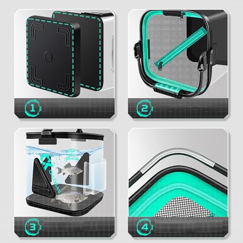 Cubo plegable de pesca multifuncional para cebo y camping con mango 8