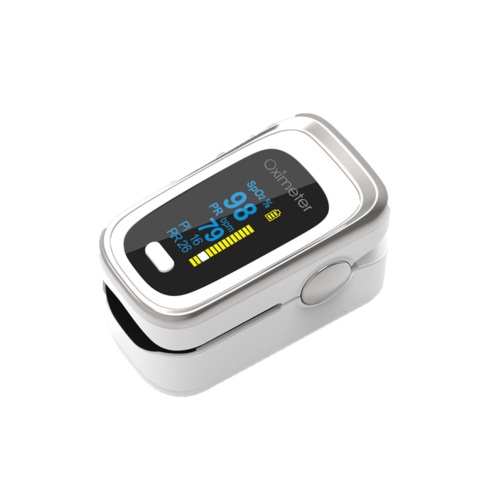Pulsossimetro Da Dito, Monitor Della Saturazione Di Ossigeno Per Adulti E Bambini, Ossimetro Da Dito Con Monitor Di Ossigeno Nel Sangue Per Frequenza Cardiaca E Livello Di SpO2 Con Display OLED