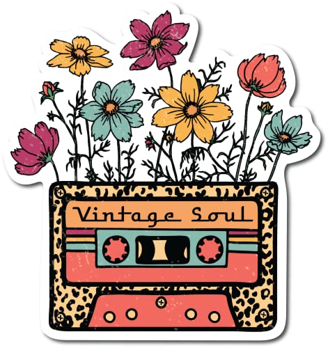 Imán decorativo de nevera cassette retro 4 pulg