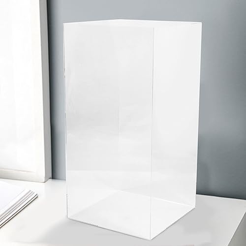 Miniatura 1 de Cajas de acrílico para exhibición, vitrina de acrílico transparente, vitrina de protección a prueba de polvo para coleccionables de juguetes (11.81