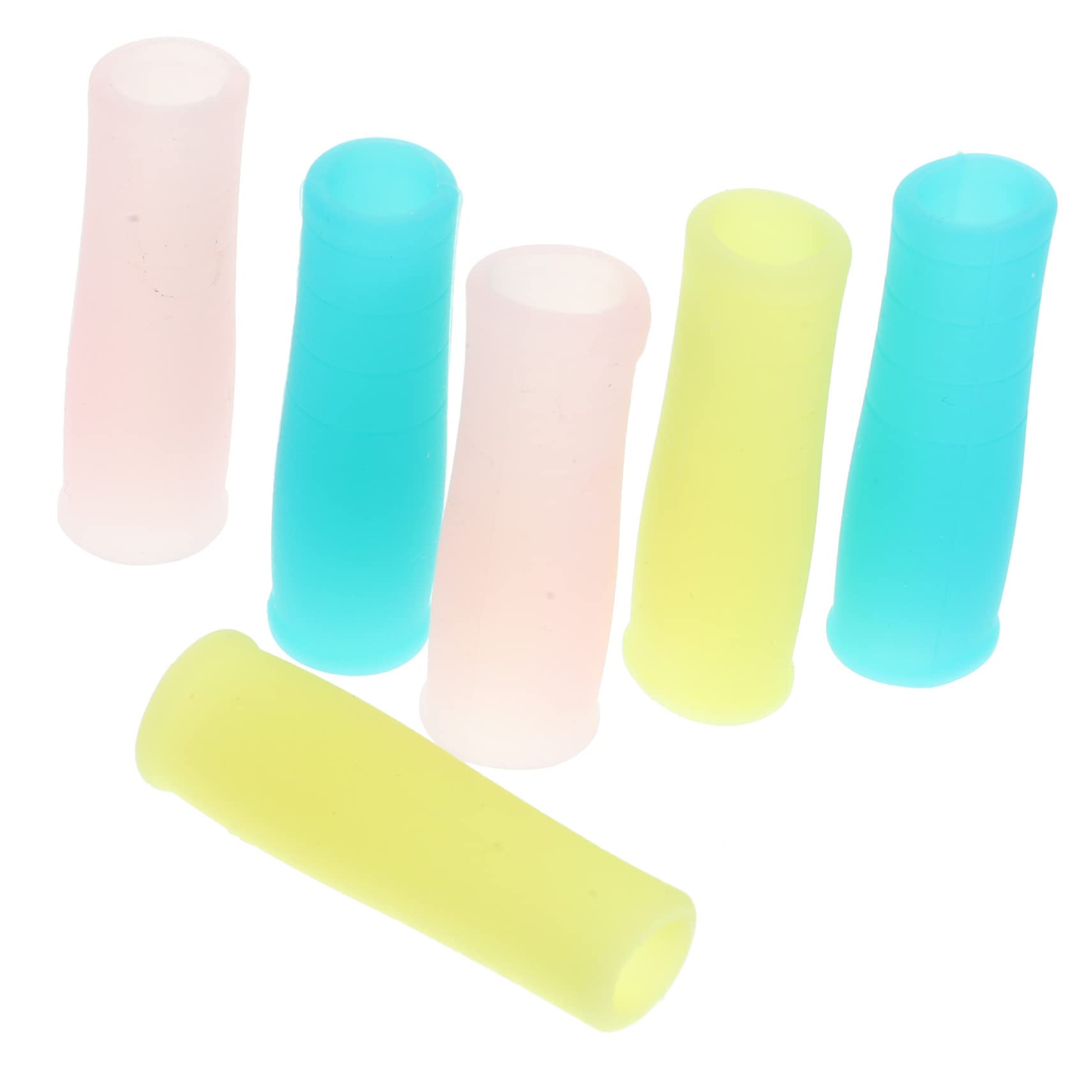 Gogogmee Silicone Manicure Scissors Handle Sleeve Cuticle Nippers Covers Tweezers Caps Scissor Tip Covers 12pcs Set