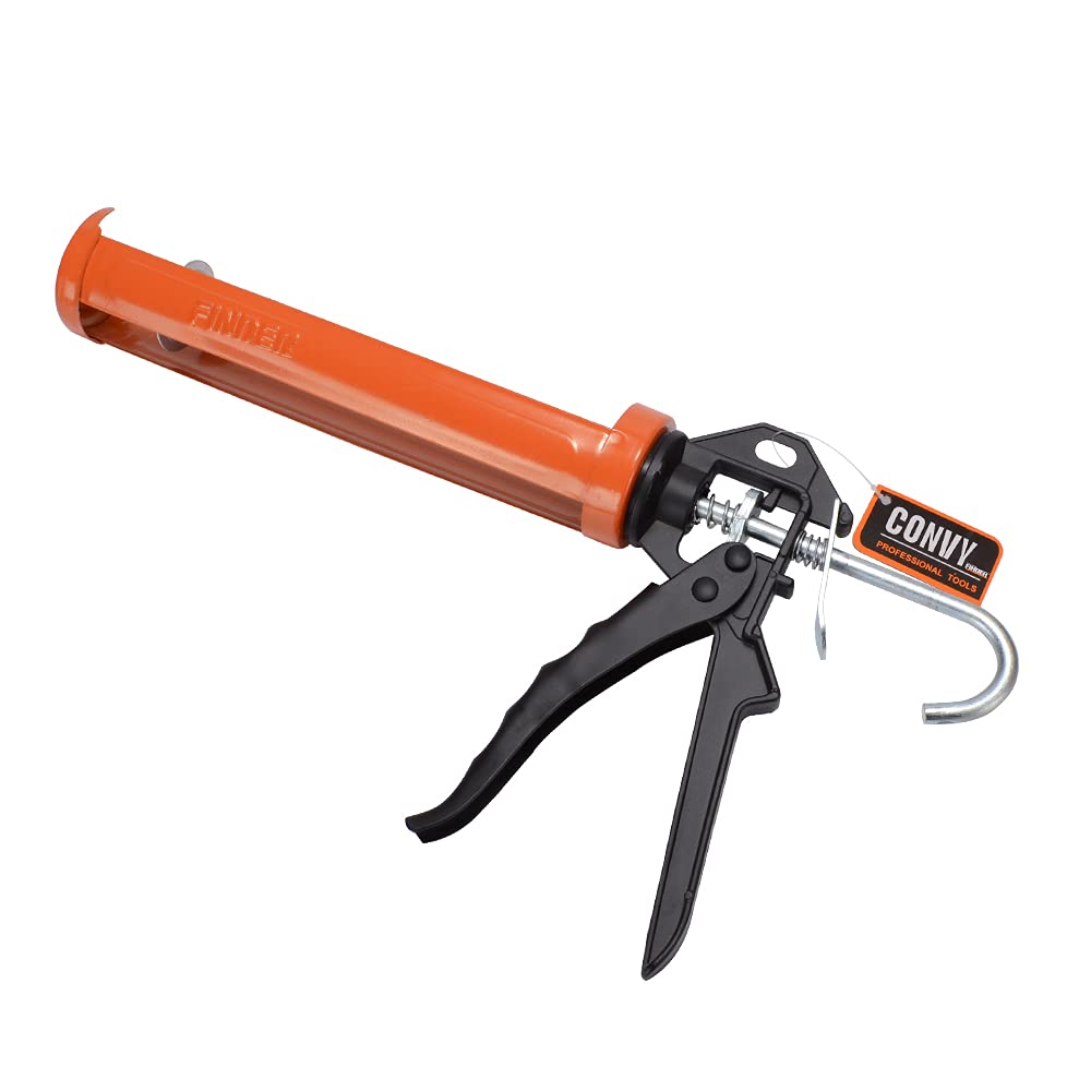 ConvyStrong Caulking Gun for 22-23 cm Tubes, 300 ml Red, convy-GJ100EU