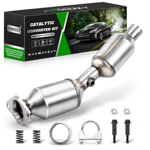 Image of Front Catalytic Converter Kit Direct-Fit Toyota Prius 2010 2011 2012 2013 2014 2015 1.8L Replace 16649