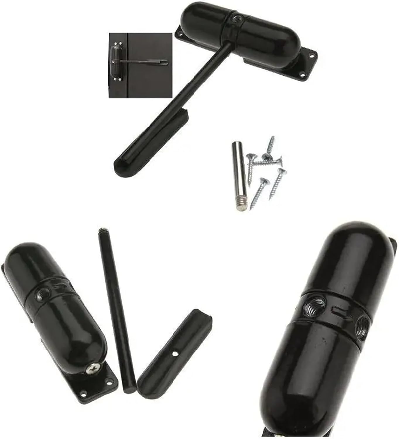 Spring Door Closer Mounted Adjustable Portable for Home Office