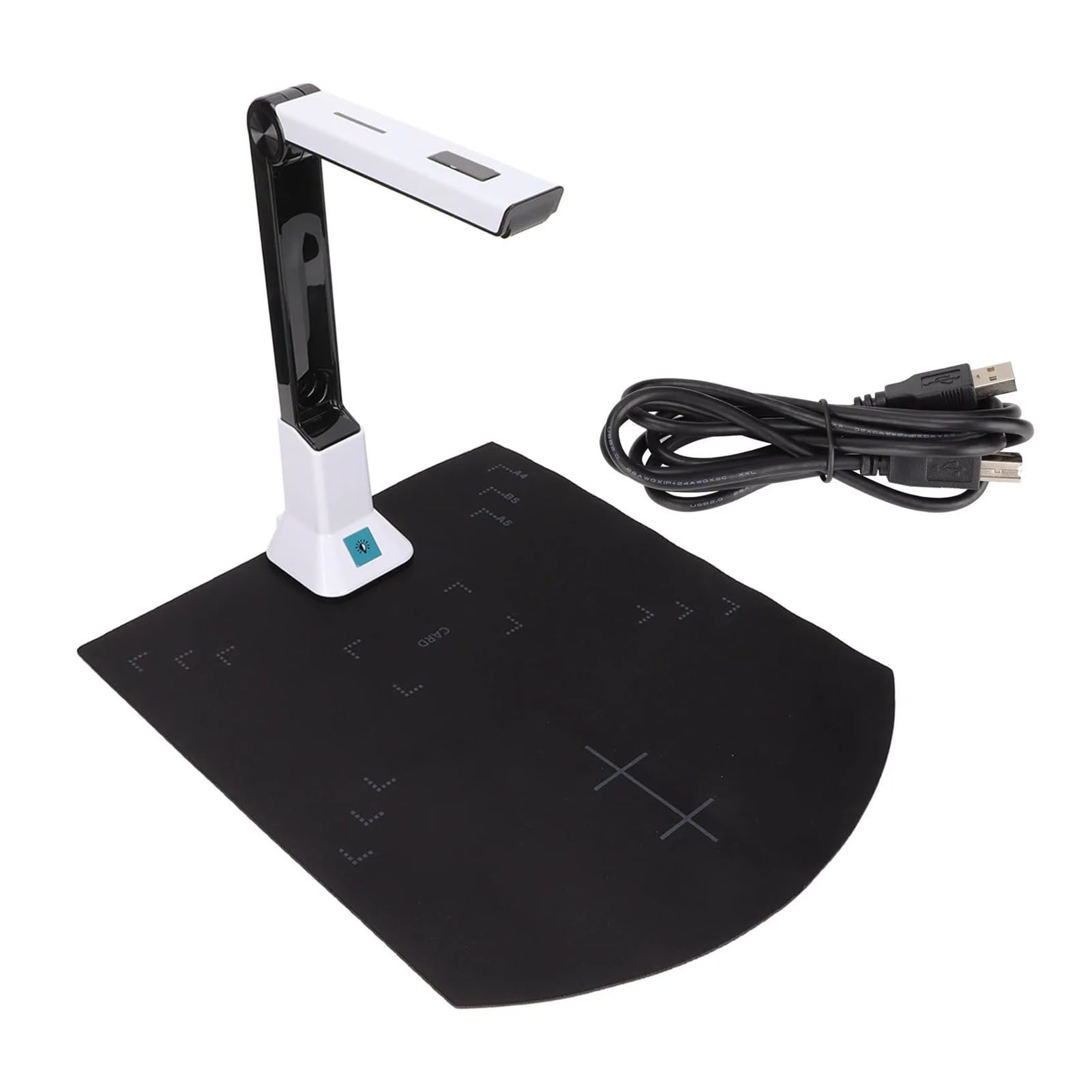 Dokumentenscanner, Professionelle Dokumentenkamera, 8 Millionen Pixel, HD, A4, Autofokus, USB-Dokumentenkamera-Scanner