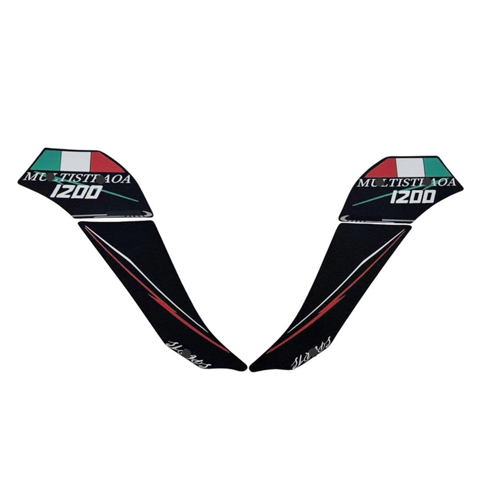 for Duc&ati for Multistrada 1200 1260 2015-2020 Sticker Motorcycle Accessorie Side Tank Pad Protection Grip Traction Fuel Tank Pads Motorcycle