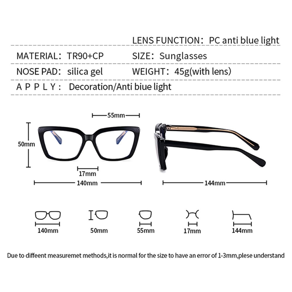 Magnetische Sonnenbrille mit Clip, polarisierter Rahmen, Sonnenbrille, Damen-Dekoration