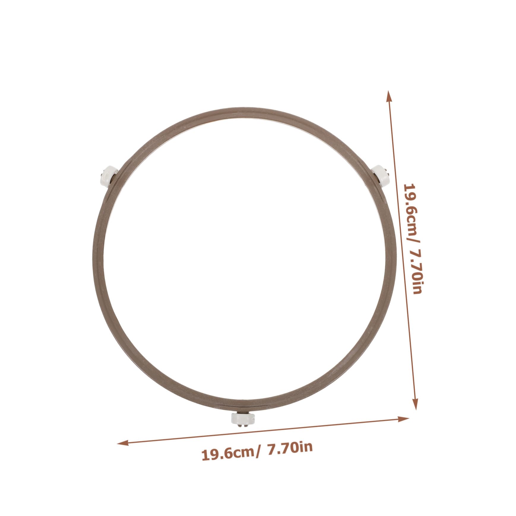 Cabilock 2Pcs Microwave Turntable Holder with Roller Ring Plastic Wheel Ring for Even Heating and Balanced Cooking Replacement for Microwave Oven Tray