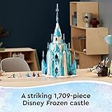 LEGO Disney Princess The Ice Castle 43197 Buildable Toy, with Frozen Anna and Elsa Mini Doll Figures and Olaf Figure, Gift Idea