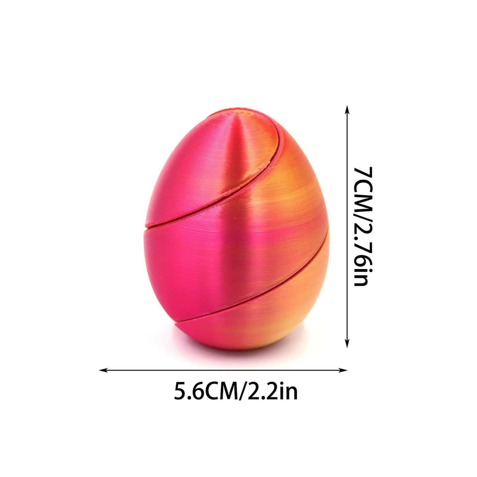 Amazon.co.jp: スパイラルエッグスピナーおもちゃ卵の回転卵楽しい3D