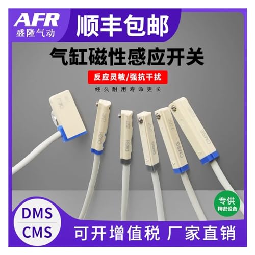 Cilindro sensor magnético CMSH-020 con interruptor de lengüeta, pack de 2 unidades 4