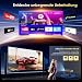 Mini Beamer 4K Smart Beamer【Offizielle App】mit Full HD 1080P, 1000 Lumen, Autofokus und Trapezkorrektur, 360°-Drehung, WiFi und Bluetooth,für Handy HDMI, TV-Stick,Tragbarer/Heimkino...