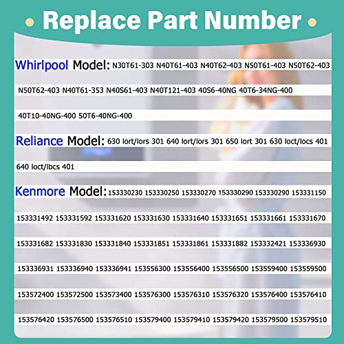 Upgrade 100112330 Water Heater Pilot Assembly Replacement Kit For 300 301 Series, 9007876 Gas Thermopile Assembly Compatible With Whirlpool, Reliance, A.o.smith, Kenmore, State, American Water Heater #TOP4