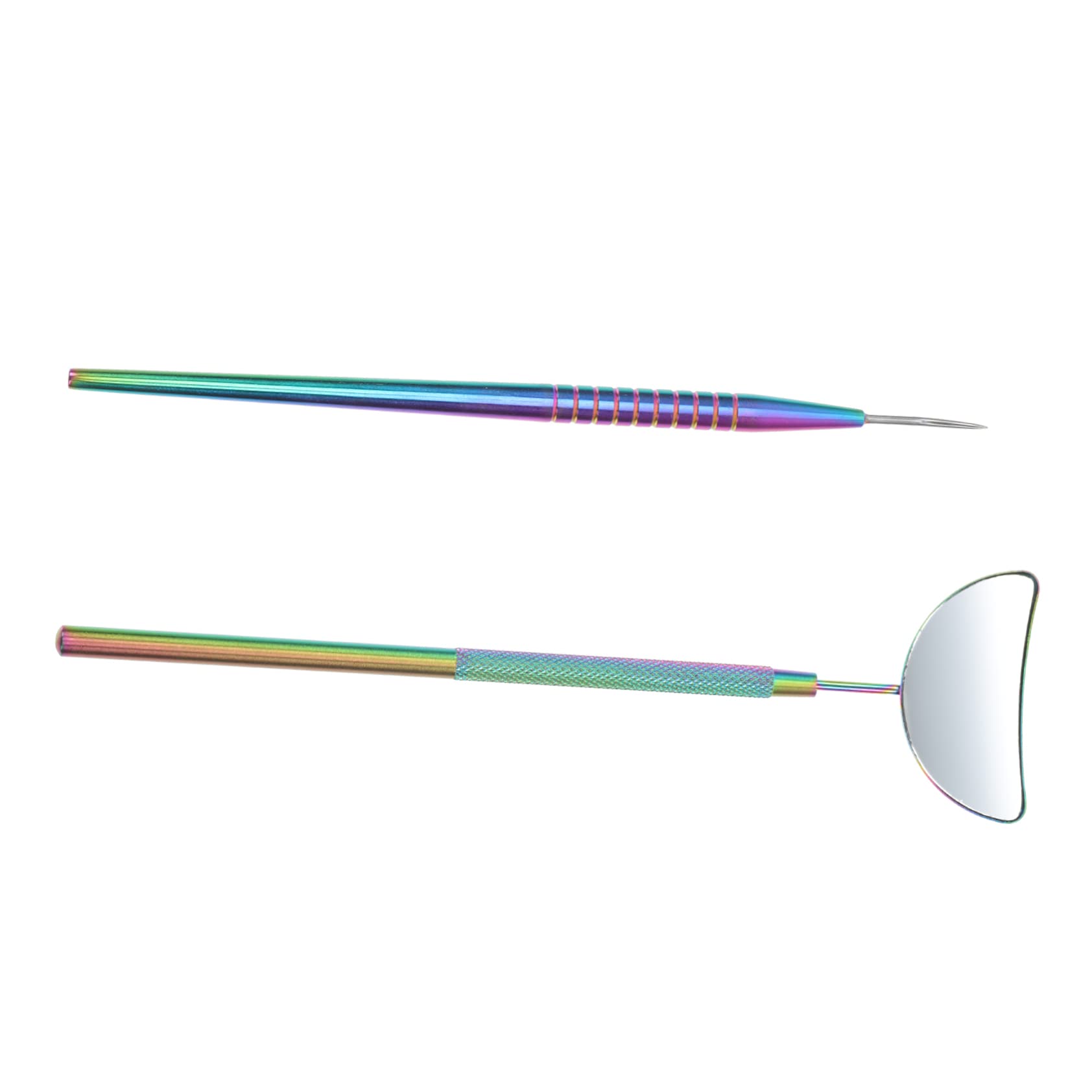 IWOWHERO Eyelash Kit for Beginners Lash Mirror Curler Spoolies Rod and Lash Grafting Auxiliary Tools