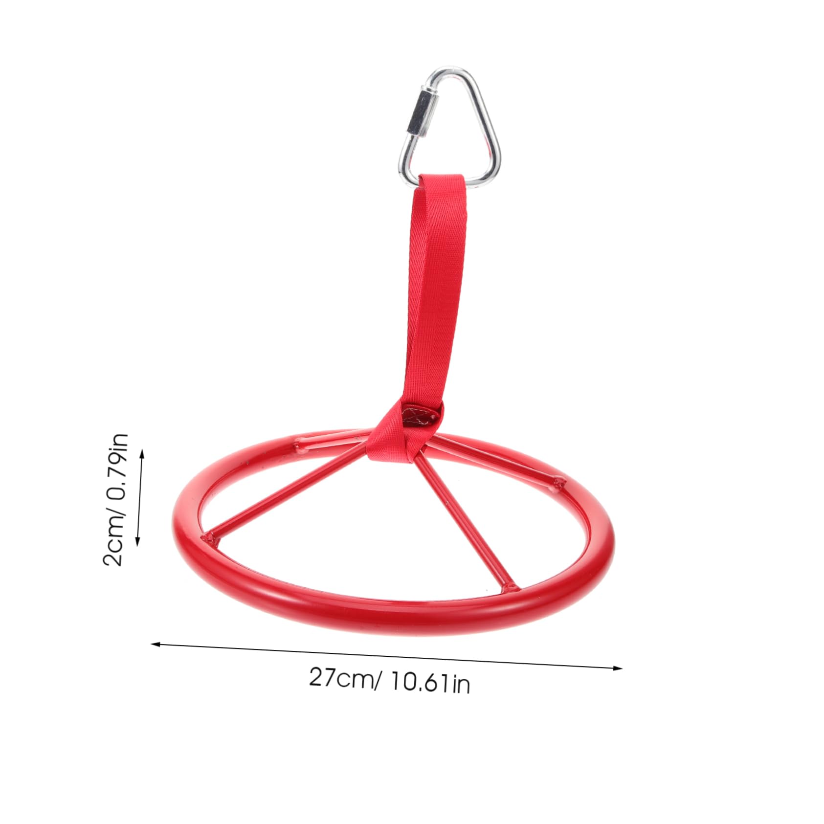 ERINGOGO Indoor Hanging Fitness Ring Ergonomic Training Handle for Heavy Duty Suspension Disc for Arm Workout Portable Exercise Equipment for Home and Outdoor Use