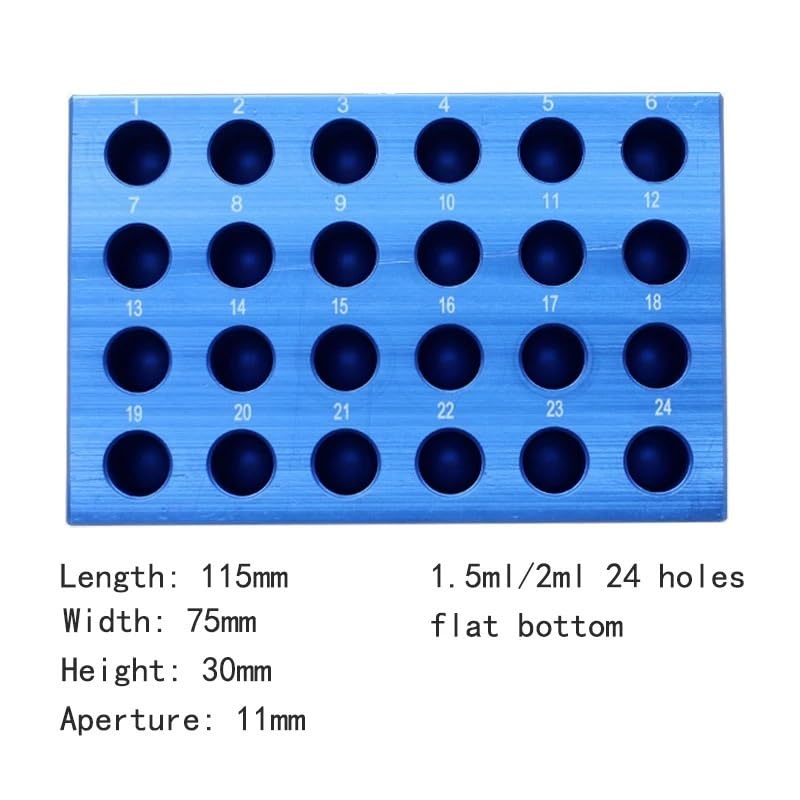 Módulo de congelación PCR for tubo de centrífuga de aluminio de 0,2/2 ml (1 unidad)(24 silicone sleeve)