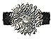 Black White Zebra Jewel Gerbera Daisy Flower Black Crochet Headband Gerber - girls child baby toddler apparel head hair band bow bows girl soft infant youth accessory