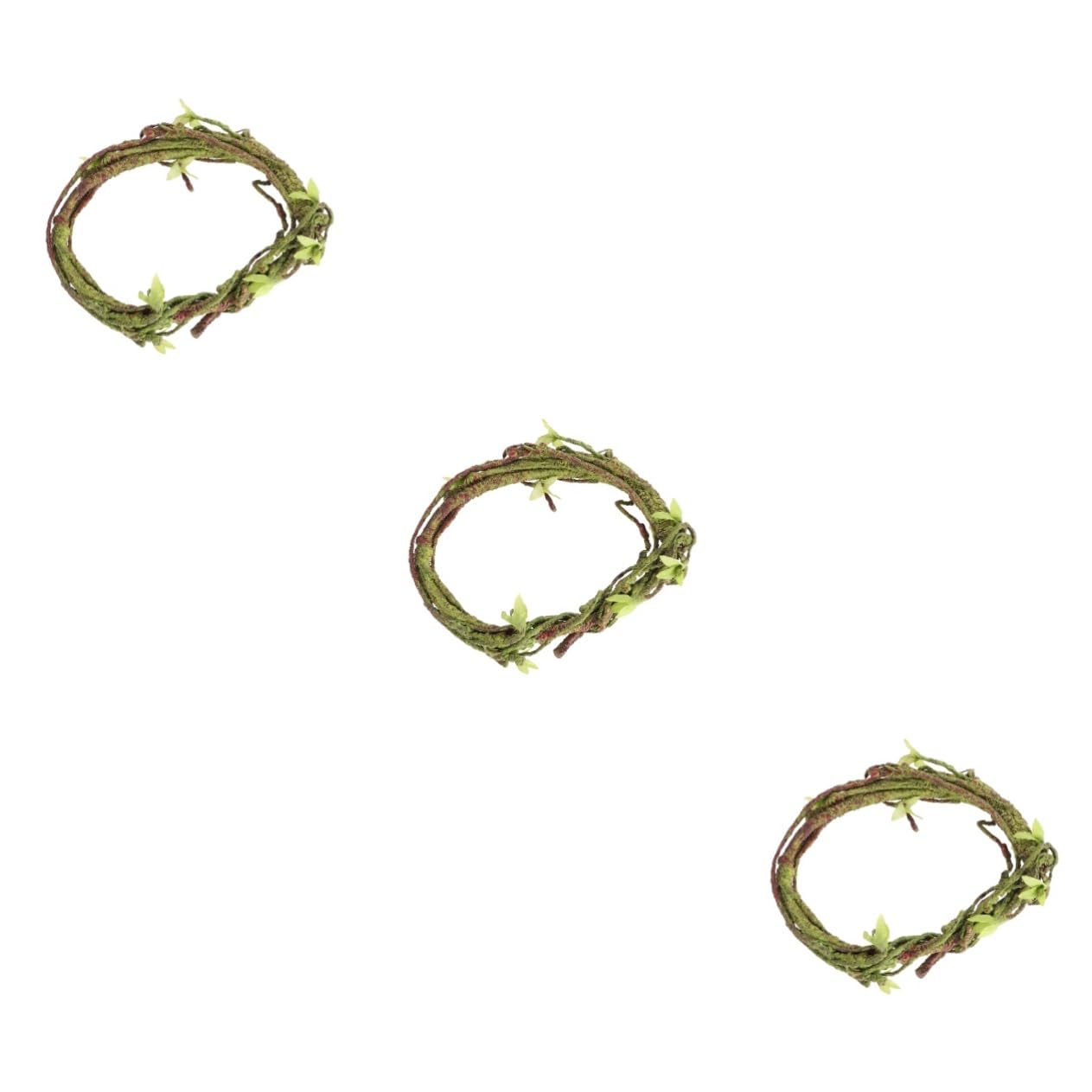 DOITOOL 3piezas Planta Artificial De Enredadera para Terrario De Reptiles Decoración Flexible y Resistente Altas Temperaturas para Creación De Paisajes Hogares y Hábitats De Reptiles