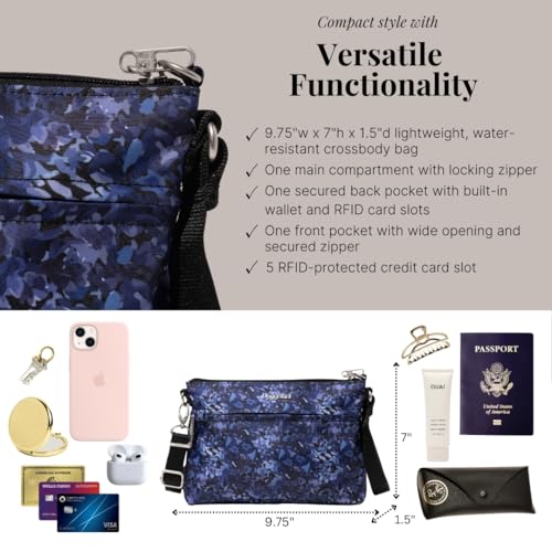 Image of Baggallini Securtex Anti-Theft Memento Crossbody