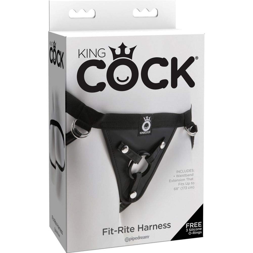 Harnais Fit Rite Noir avec sangles élastiques ajustables