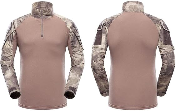 YABOO Tactical Camouflage Shirt BDU Combat Clothing Outdoor Sports Airsoft Hunting Shooting Battle Dress