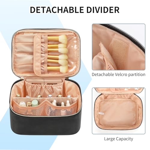 OCHEAL Vegan Leather Makeup Organizer