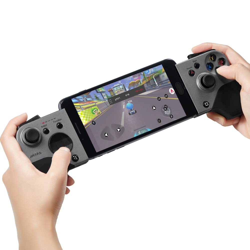 پورته view of SHAKS S5b Gamepad showing buttons and joysticks