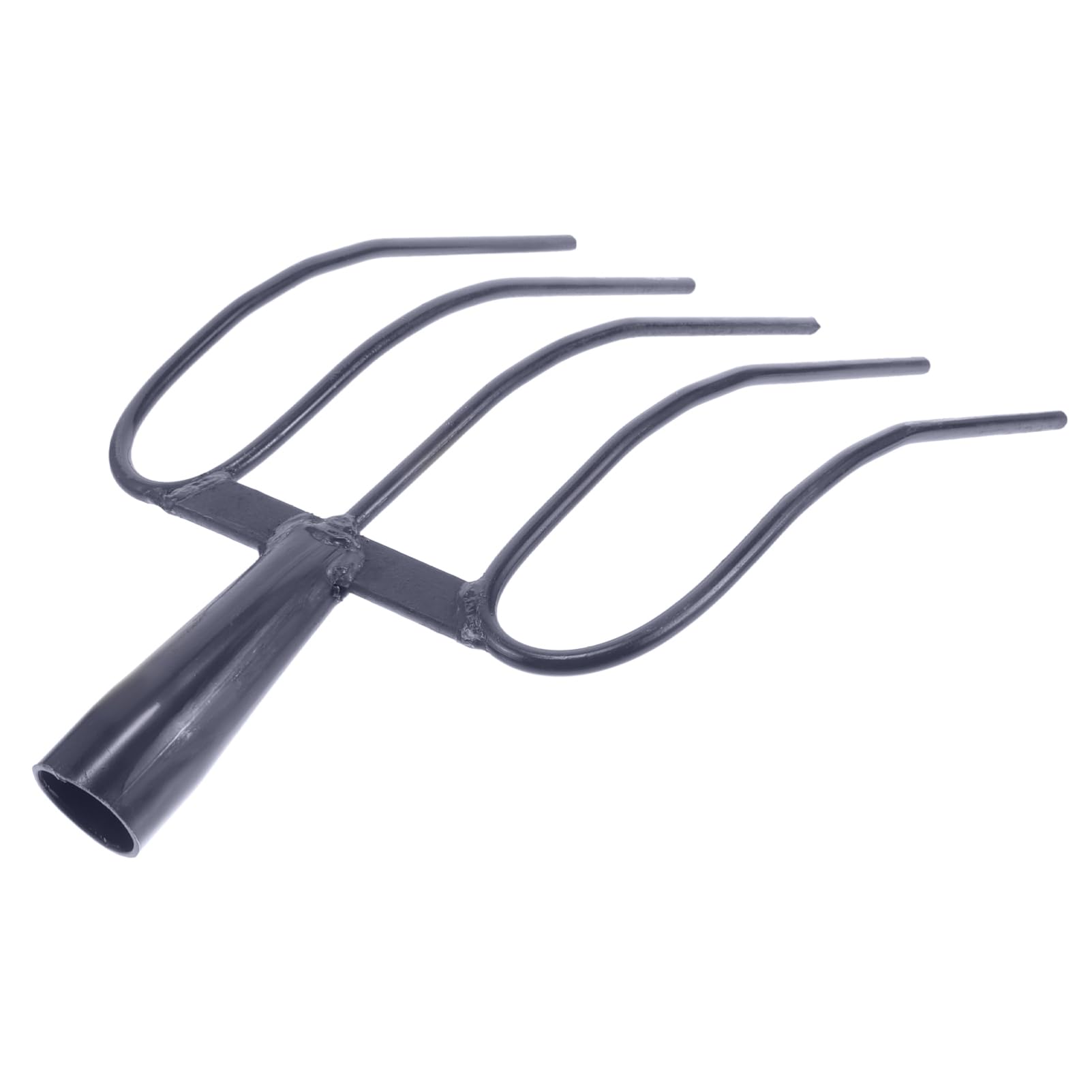 IWOWHERO Prong Manure Fork Multi Functional Farming Tool for Grass Hay and Manure for Use Iron Construction