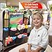 SURDOCA Autositz-Organizer – 4th Generation verbesserter Auto Rücksitz für bis zu 11-Zoll Tablet, 8 Taschen, Kinderspielzeug-Aufbewahrung, wasserdichter Rücksitzschutz für Kinder