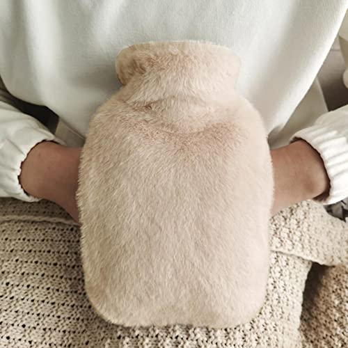 Warm Water Bag - Water Injections Portable Warmer Hot Water Bottle Pocket | Feet Hot Water Bags 1000Ml Faux Rabbit Fur Heat Water Bag Warm Hand Bag Bc #TOP1