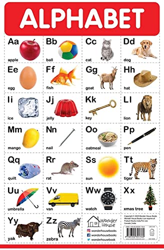 Alphabet - my first early learning wall posters: for preschool, kindergarten, nursery and homeschooling (19 inches x 29 inches)