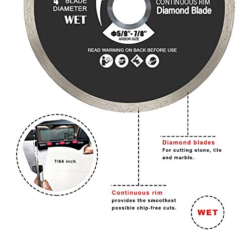 Toolman Premium Circular Saw Blade Universal Fit 4" For wood and Plastic cutting STH019