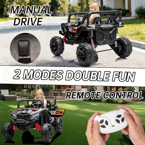 Image of UTV 12V Ride On Toys for Big Kids Ride On 2 Seater Ride On Toys Kids