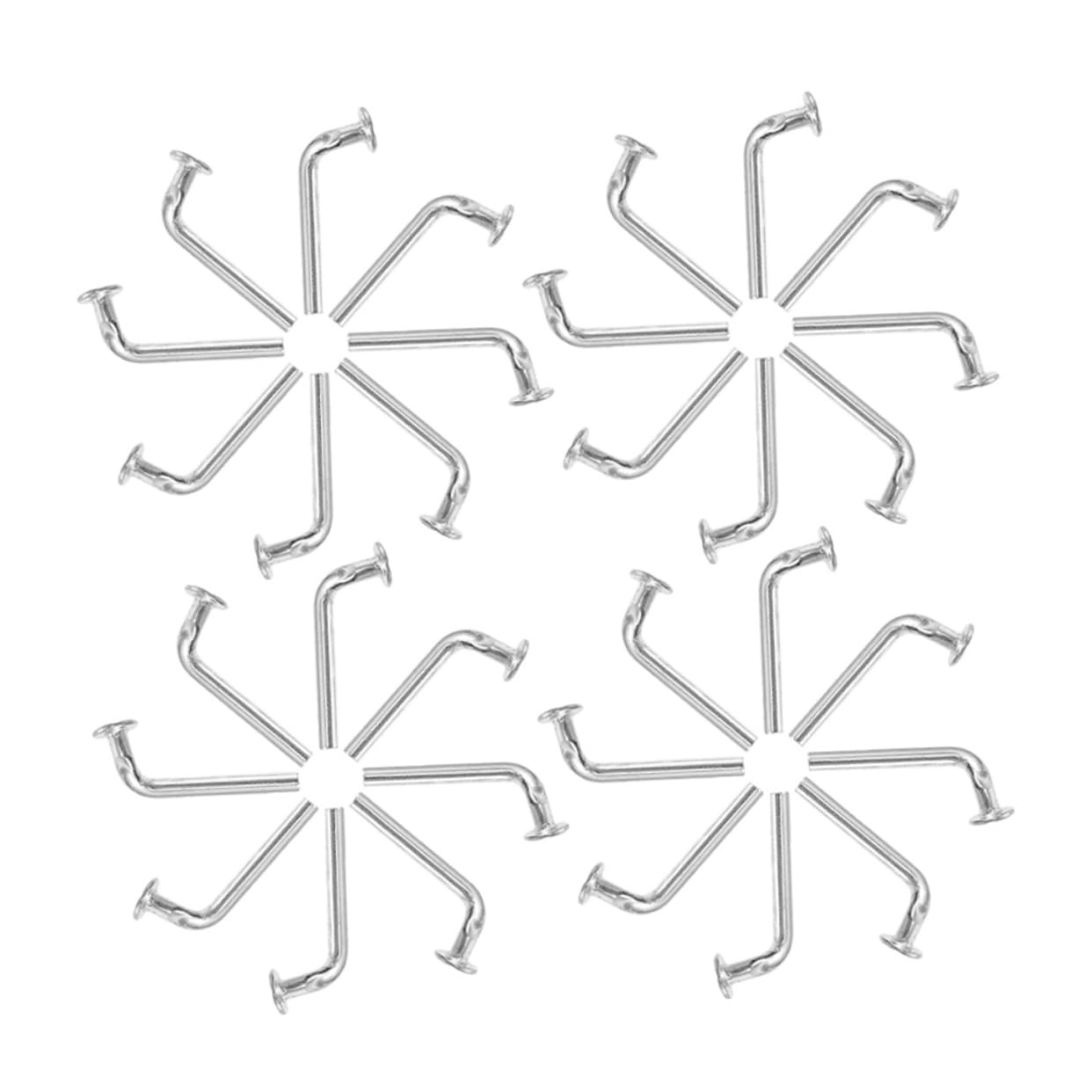 MUSISALY 50pcs Shelf Bolts Safety Clip Pallet Rack Drop Pins Pallet Rack Safety Pins Pallet Racking Clips Drop Lock Pins Pallet Racking Bolts Pallet Rack Locking Pins Bolts for Home J Clips