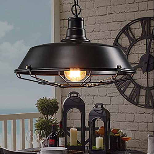 Lampe murale rétro de fer forgé E27 style industriel pour café et salon - 6