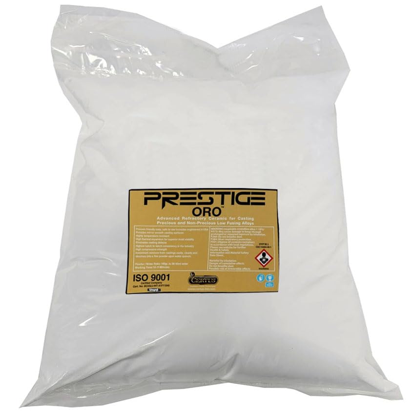 Prestige ORO 5 Lb Bag Casting Investment Powder Jewelry Gold Silver Brass Bronze