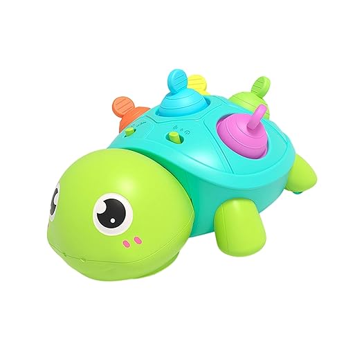 Light Up Musical Baby Toy for Crawling Exercises Auditory Development Safe Chewable ABS Infant Educational Gift 0-3 Developmental Crawling Aid Toy