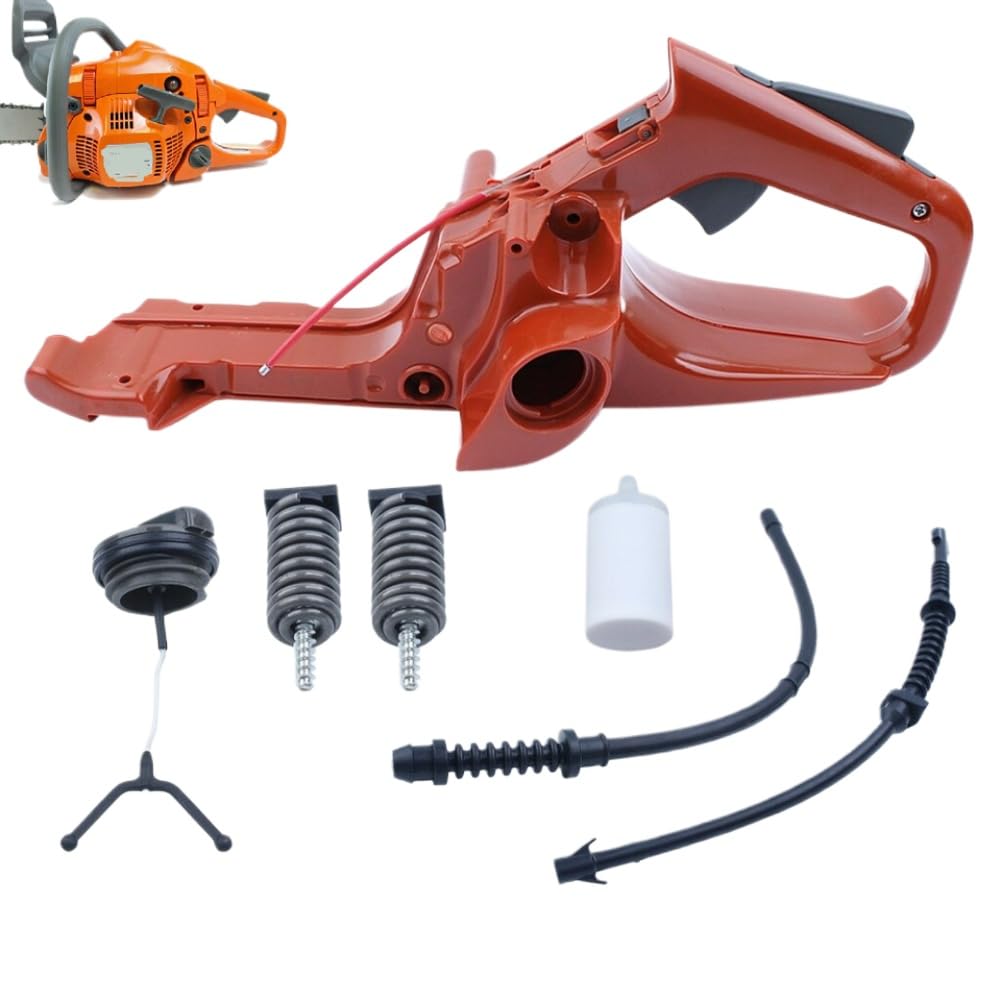 Conjunto de amortiguador de manija trasera de tanque de combustible de Gas de plástico 525862104 Compatible con motosierra 445 450 E 445E 450E